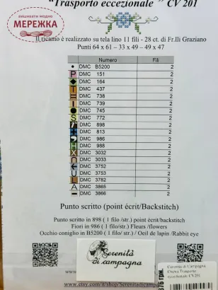 Фото Cerenita di Campagna Схема Trasporto eccezionale CV201