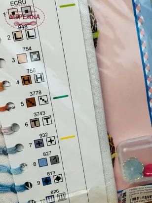 Фото Набір для вишивання хрестиком Ірина Наніашвілі Пташине кохання 110