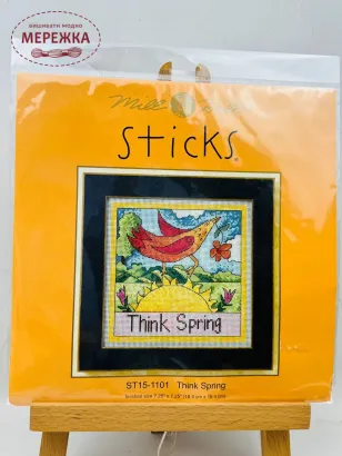 Фото Набір для вишивання у змішаній техніці Mill Hill Думай про весну ST15-1101