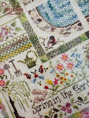 Фото Jeannete Douglas Designs Схема Spring - Seasons in The Garden + пак