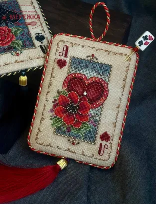 Фото NeedleArt Схема "Туз. Черва"+пак