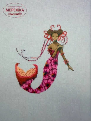 Фото Nora Corbett Схема Saint Lucia  Mermaid + пак бісера NC374 сх+пак