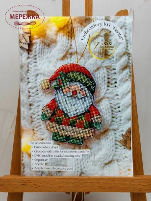 Фото Набір для вишивання хрестиком Such.a.stitch на акриловій основі "Santa"
