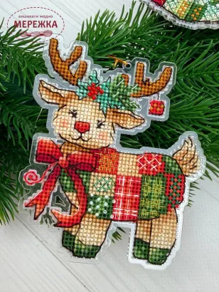 Фото Набір для вишивання хрестиком Such.a.stitch на пластиковій основі "Reindeer"