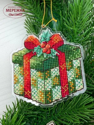 Фото Набір для вишивання хрестиком Such.a.stitch на пластиковій основі "Christmas Present"