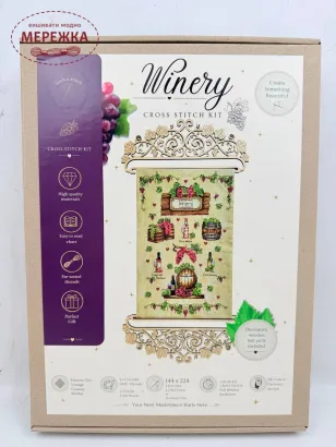 Фото Набір для вишивання хрестиком Such.a.stitch "Wineryl"