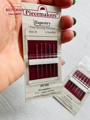 Голки Piecemakers №24 гобеленові 12-Т24 фото