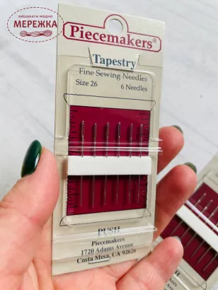 Голки Piecemakers №26 гобеленові 12-Т26 фото