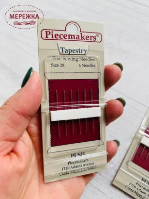 Голки Piecemakers №28 гобеленові 12-Т28 фото