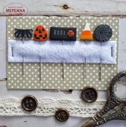 Фото Рахункові голки (піни) Puntinipuntini Pins set HALLOWEEN 2022
