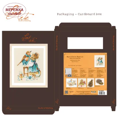 Фото Набір для вишивання хрестиком Lanarte Dressing Up with Vera PN-0000087