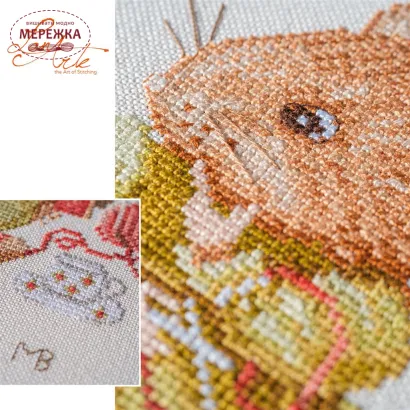 Фото Набір для вишивання хрестиком Lanarte Vera knitting away PN-0008034