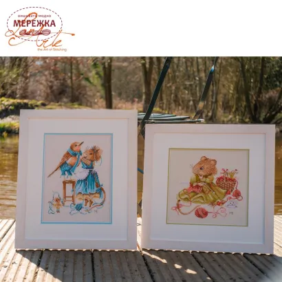 Фото Набір для вишивання хрестиком Lanarte Vera knitting away PN-0008034