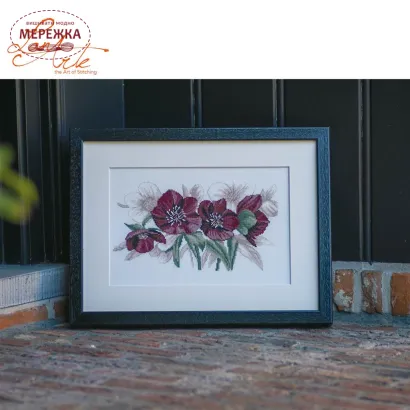 Фото Набір для вишивання хрестиком Lanarte Helleboris PN-0021206