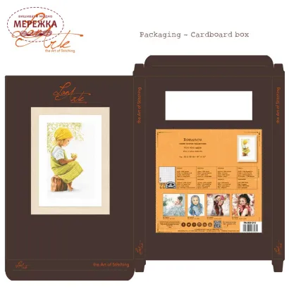 Фото Набір для вишивання хрестиком Lanarte Girl with Apple PN-0021213