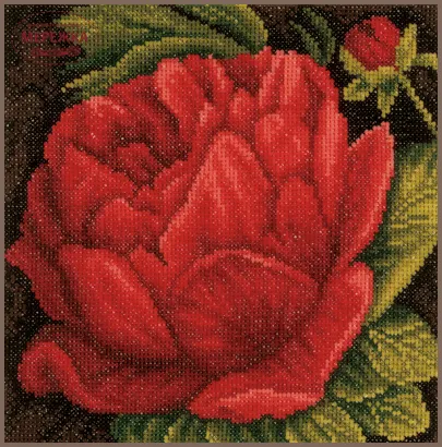 Фото Набір для вишивання хрестиком Lanarte Півонія PN-0144565