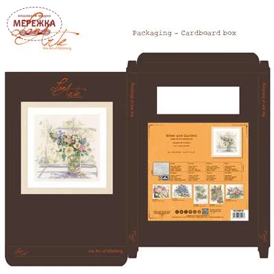 Фото Набір для вишивання хрестиком Lanarte Bouquet of Flowers PN-0168743