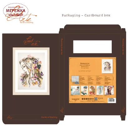 Фото Набір для вишивання хрестиком Lanarte Madame Butterfly PN-0202262