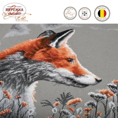 Фото Набір для вишивання хрестиком Lanarte Спостерігач в ночі (лисиця) PN-0202499
