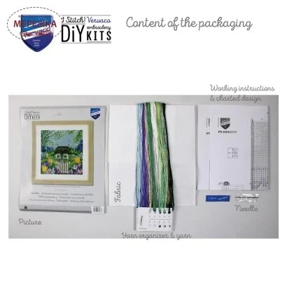 Фото Набір для вишивання хрестиком Lanarte 4 сезони. Весна (будинок) PN-0203177