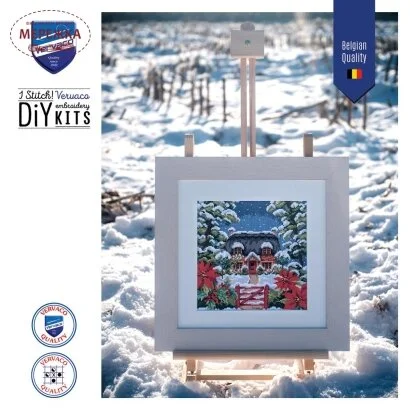 Фото Набір для вишивання хрестиком Lanarte 4 сезони. Зима (будинок) PN-0203192