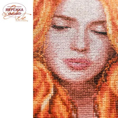 Фото Набір для вишивання хрестиком Lanarte The peacock's muse PN-0203533