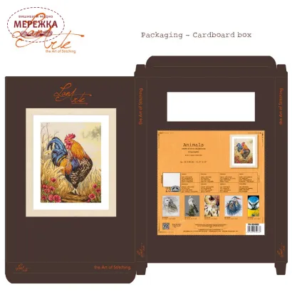 Фото Набір для вишивання хрестиком Lanarte Ringleader PN-0204865