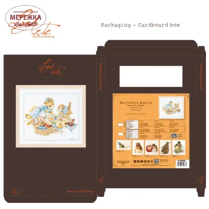 Фото Набір для вишивання хрестиком Lanarte Пікнік мишки Віри PN-0204890