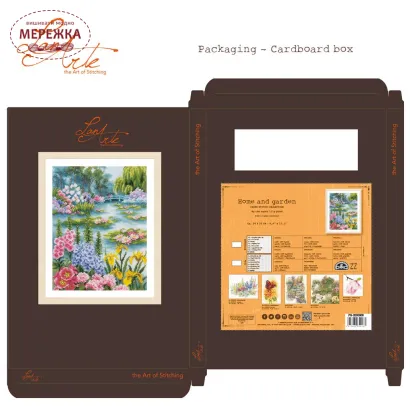 Фото Набір для вишивання хрестиком Lanarte Біля ставка з ліліями PN-0206666