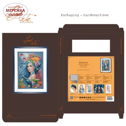Фото Набір для вишивання хрестиком Lanarte Romance PN-0211108