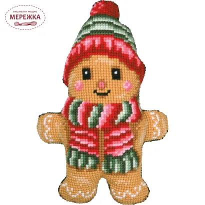 Фото Набір для вишивання хрестиком Vervaco Gingerbread 36*49 см. PN-0214528