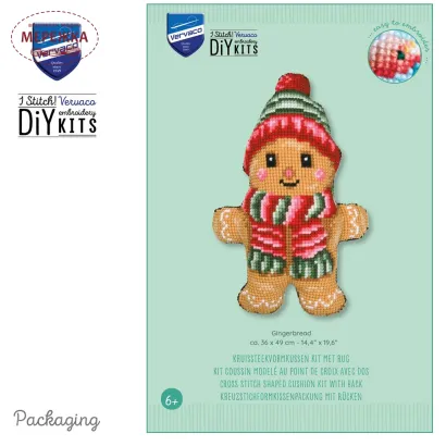 Фото Набір для вишивання хрестиком Vervaco Gingerbread 36*49 см. PN-0214528