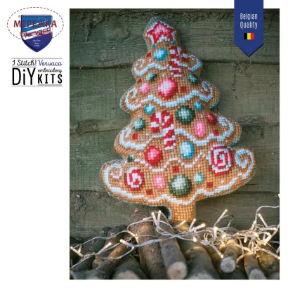 Фото Набір для вишивання хрестиком Vervaco Christmas tree 36*52 см. PN-0215326