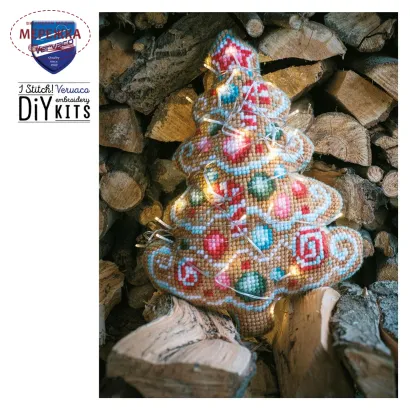 Фото Набір для вишивання хрестиком Vervaco Christmas tree 36*52 см. PN-0215326