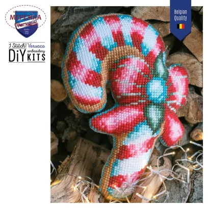 Фото Набір для вишивання хрестиком Vervaco Candy Cane 36*49 см. PN-0215331