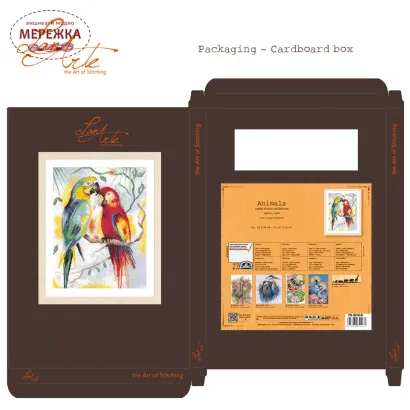 Фото Набір для вишивання хрестиком Lanarte Parrot talk PN-0216141