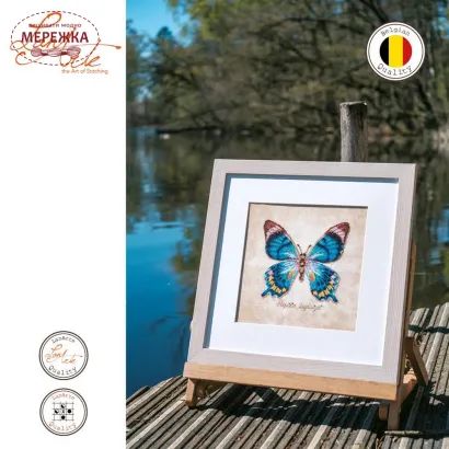 Фото Набір для вишивання хрестиком Lanarte Papilio Laglaizei PN-0222193