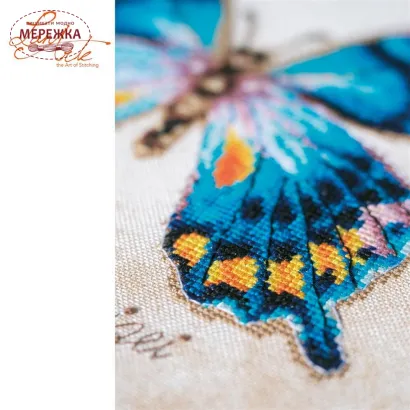 Фото Набір для вишивання хрестиком Lanarte Papilio Laglaizei PN-0222193