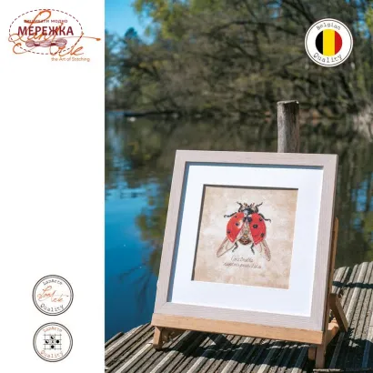 Фото Набір для вишивання хрестиком Lanarte Coccinella septempunctata PN-0222198