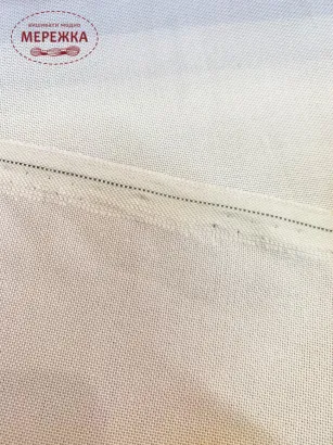 Фото полотно домоткане біле екстра