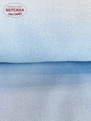 Фото Домоткане полотно Онікс, колір голубий