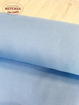 Фото Домоткане полотно Онікс, колір голубий