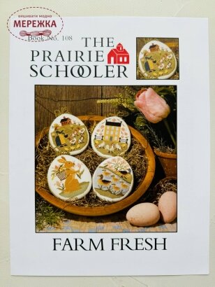 Фото The Prairie Schooler схема для вишивання Farm Fresh book #108