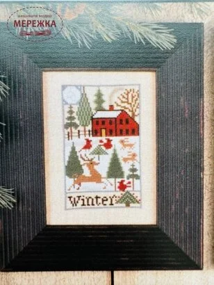 Фото The Prairie Schooler схема Country Seasons book #123