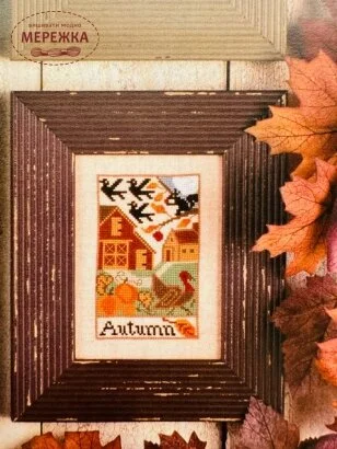 Фото The Prairie Schooler схема Country Seasons book #123