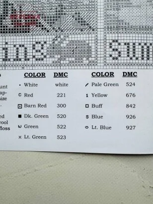 Фото The Prairie Schooler схема Country Seasons book #123