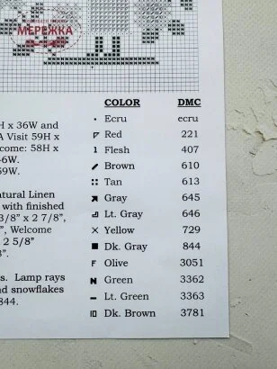 Фото The Prairie Schooler схема A Christmas Visit book #48