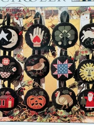 Фото The Prairie Schooler схема для вишивання Prairie Year-Rounds book #52