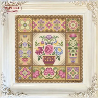 Фото Вікторія Попович Схема Aurora Summer Garden Sampler (Світанковий Літній садочок Аврори) VP-014-MRD