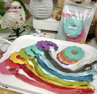 Фото Органайзер для муліне Floss Drops 24 шт. 